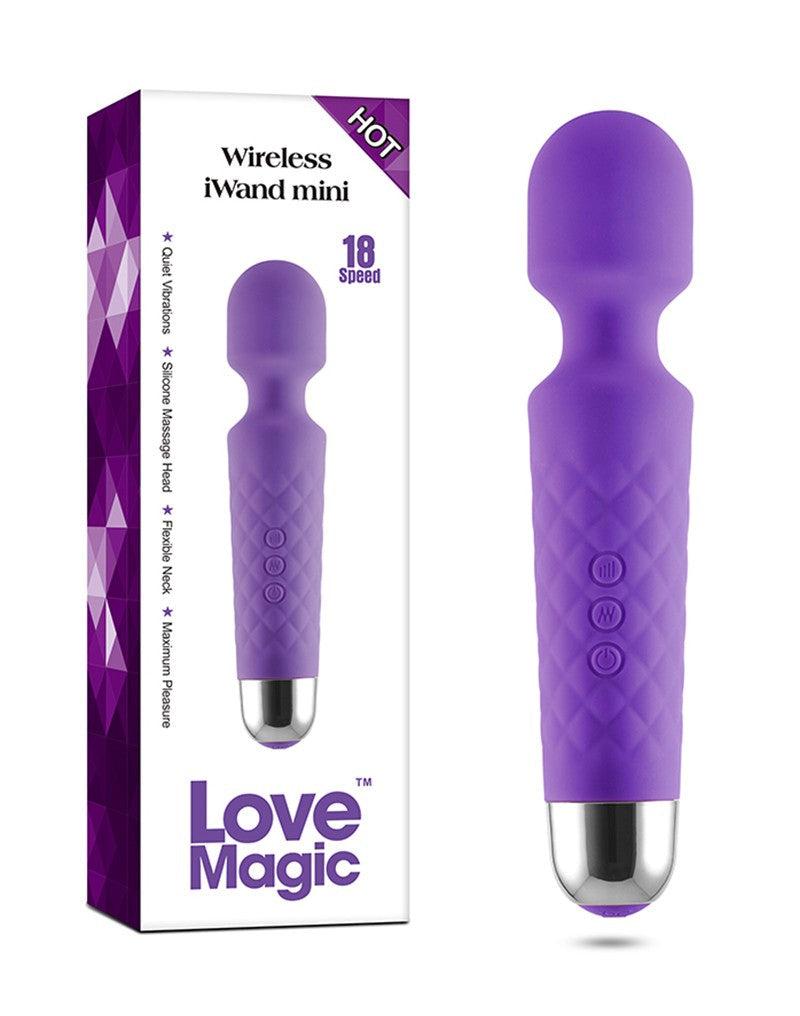 iWand Mini Wand Vibrator - paars - Erotiekvoordeel.nl