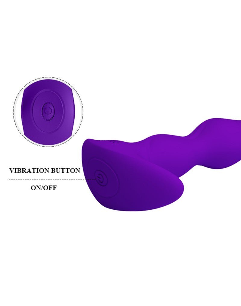 Pretty Love Yale Anal Vibrator - purple