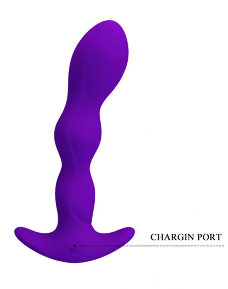 Pretty Love Yale Anal Vibrator - purple