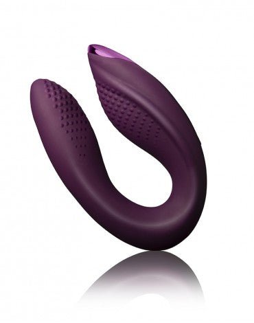 Rocks-off Vibrador de acoplamiento con mando a distancia ROCK CHICK DIVA - Morado