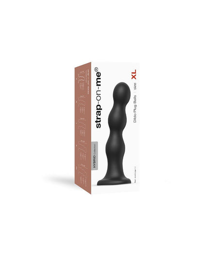 Strap-On-Me Dildo Plug Balls - zwart