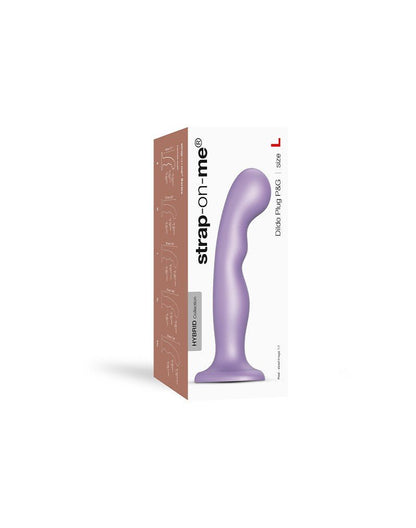 Strap-On-Me G-Punkt und P-Punkt Dildo - metallische Lila