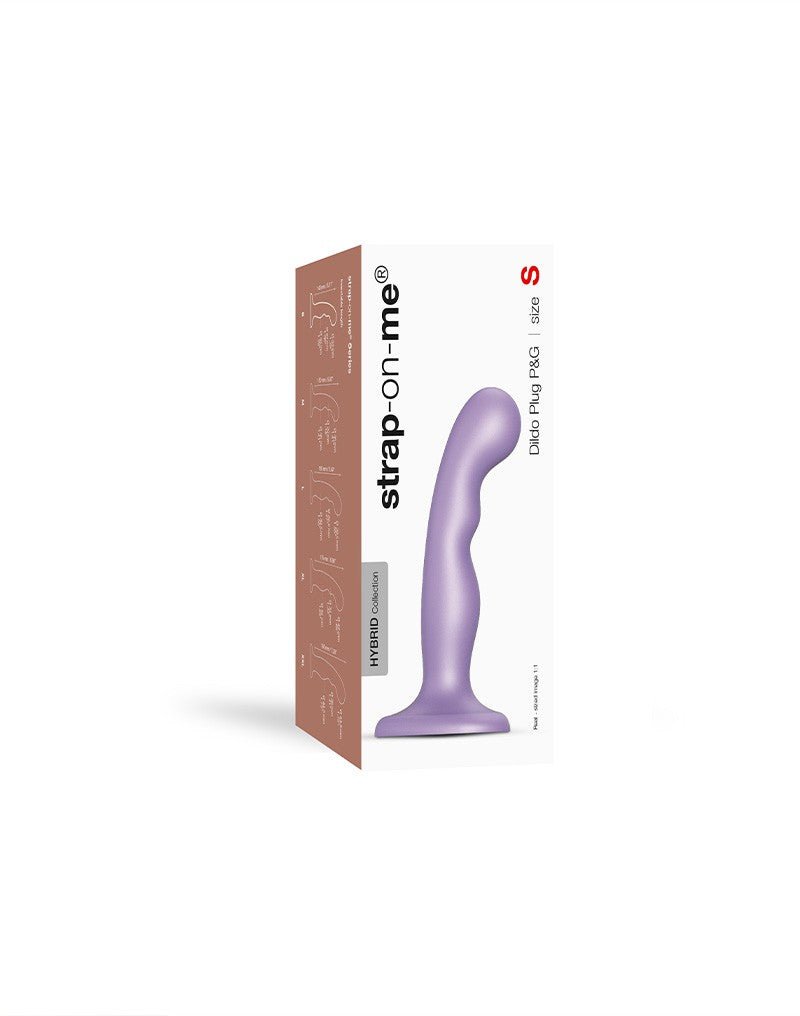 Strap-On-Me G-Punkt und P-Punkt Dildo - metallische Lila