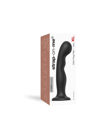 Strap-On-Me G-spot en P-spot Dildo - zwart