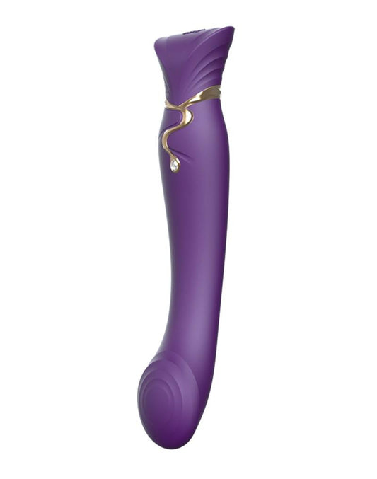 ZALO Queen PulseWave vibrator - Amethyst Paars - Erotiekvoordeel.nl