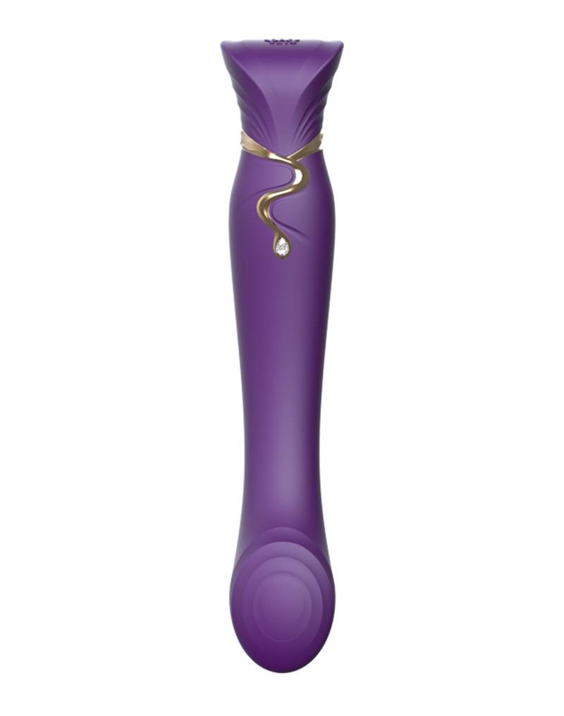 ZALO Queen PulseWave vibrator - Amethyst Paars - Erotiekvoordeel.nl